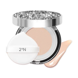 2aN Gleaming Tension Pact Cushion Foundation - No21 Light Beige 13 gr - 1