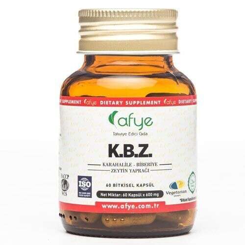 Afye Karahalile Biberiye Zeytin Yaprağı 60 Kapsül - Afye