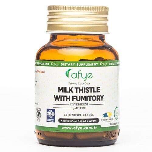 Afye Milk Thistle with Fumitory 60 kapsül - Afye