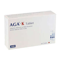 AGA-K Takviye Edici Gıda 60 Tablet - 2