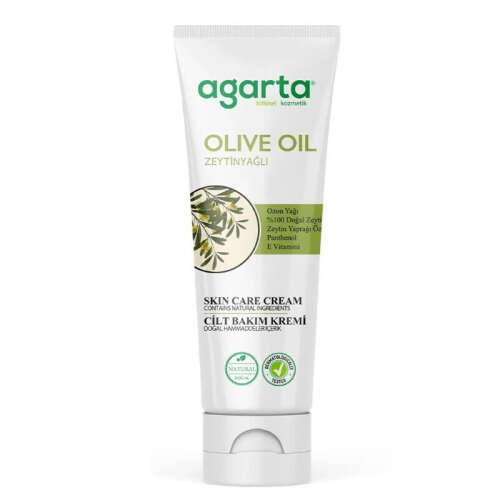 Agarta Doğal %100 Zeytinyağı İçeren Cilt Bakım Kremi 75 ml - Agarta