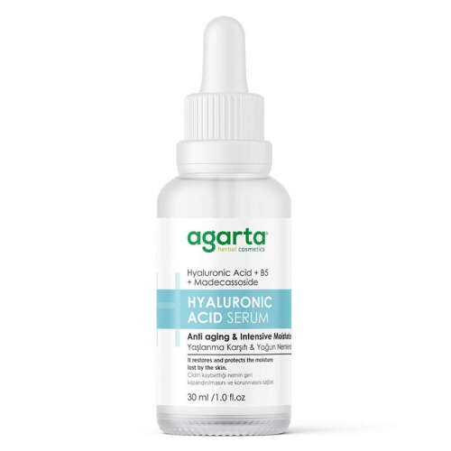 Agarta Hyaluronic Acid Serum Yaşlanma Karşıtı & Yoğun Nemlendirici 30 ml - Agarta