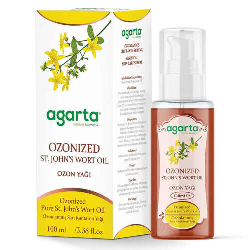 Agarta Ozonlanmış Saf Sarı Kantaron Yağı 100 ml - Agarta