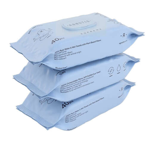 Agnotis Supreme Wet Wipes %99 Su İçeren Islak Mendil 40 Yaprak - 2'li Paket - 1