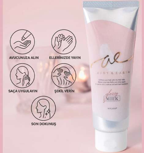 Airy Easy Glossy Hair Milk Jelly Besleyici ve Parlak Saç Şekillendirici 100 ml - 2