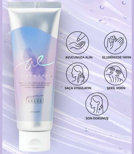 Airy Easy Prism Hair Gelee Işıltılı Saç Şekillendirici 100 ml - 2