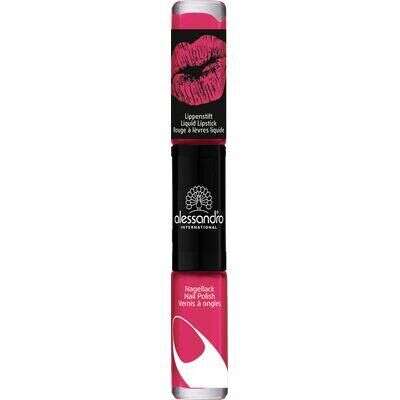 Alessandro Perfect Pair 2 in 1 Liquid Lipstick 6 ml & Nail Polish 4 ml - 141 - 1
