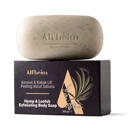 Alfheim Kenevir ve Kabak Lifi Peeling Vücut Sabunu 300 gr - Alfheim