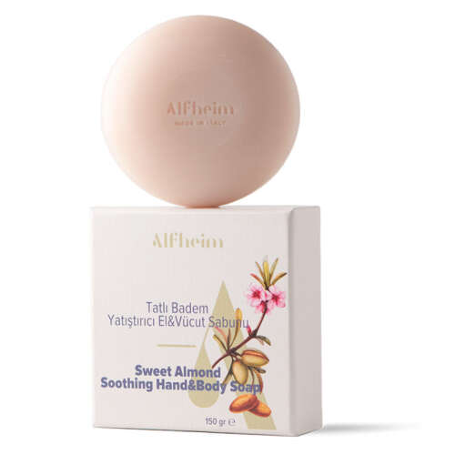 Alfheim Tatlı Badem Yatıştırıcı El ve Vücut Sabunu 150 gr - Alfheim