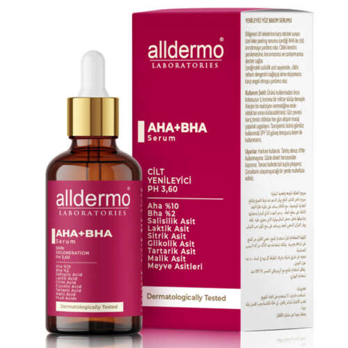 Alldermo AHA+BHA Yüz Bakım Serumu 30 ml - 1