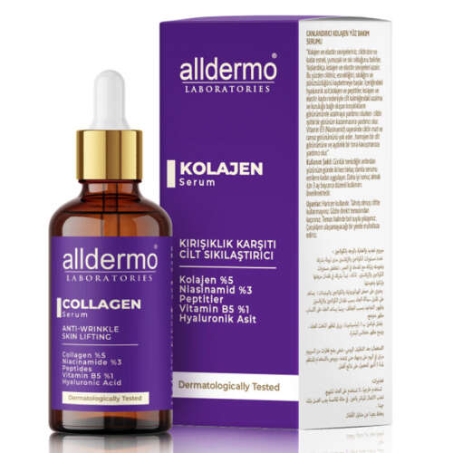 Alldermo Collagen Canlandırıcı Kolajen Yüz Bakım Serumu 30 ml - Alldermo