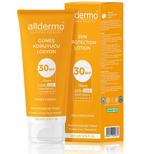 Alldermo Güneş Koruyucu Losyon Spf30+ 200 ml - 4