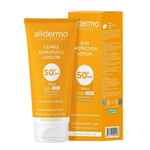 Alldermo Güneş Losyonu SPF50 200ml - Alldermo