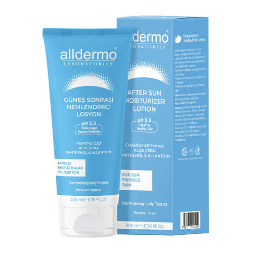 Alldermo Güneş Sonrası Nemlendirici Losyon 200 ml - Alldermo