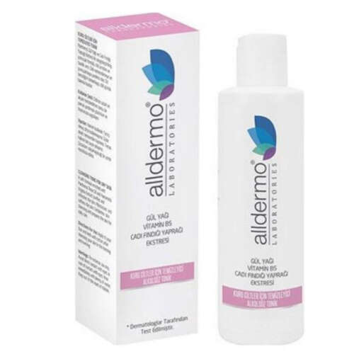 Alldermo Kuru Ciltler İçin Alkolsüz Temizleyici Tonik 200 ml - Alldermo