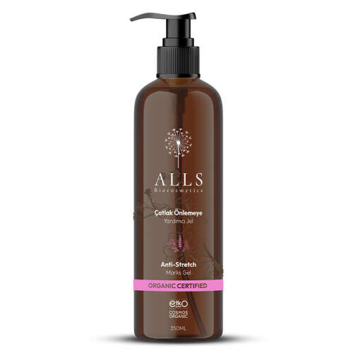 Alls Biocosmetics Organik Anti Stretch Mark Çatlak Önlemeye Yardımcı Jel 350 ml - Alls Biocosmetics