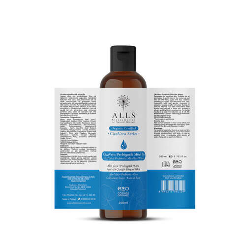 Alls Biocosmetics Organik CicaVera Prebiyotik Misel Su 200 ml - 2
