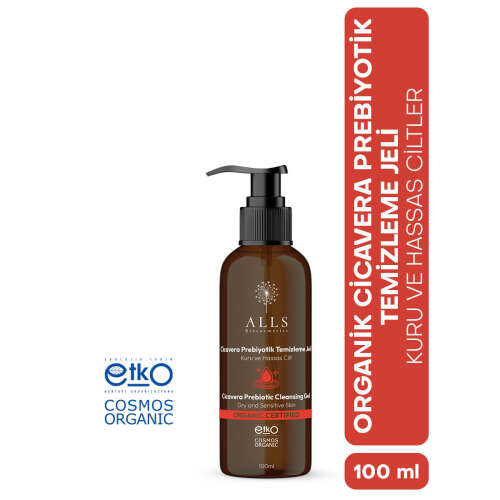Alls Biocosmetics Organik CicaVera Prebiyotik Temizleme Jeli 100 ml - Alls Biocosmetics
