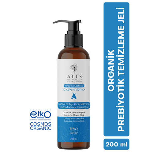 Alls Biocosmetics Organik CicaVera Prebiyotik Temizleme Jeli 200 ml - 4