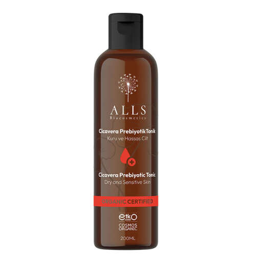 Alls Biocosmetics Organik CicaVera Prebiyotik Tonik 200 ml - Alls Biocosmetics