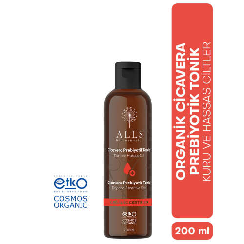 Alls Biocosmetics Organik CicaVera Prebiyotik Tonik 200 ml - Alls Biocosmetics
