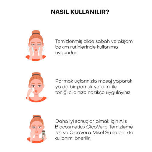 Alls Biocosmetics Organik CicaVera Prebiyotik Tonik 50 ml - 4