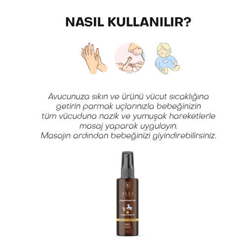 Alls Biocosmetics Organik Bebek Yağı 150 ml - 6