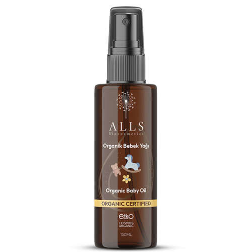 Alls Biocosmetics Organik Bebek Yağı 150 ml - Alls Biocosmetics