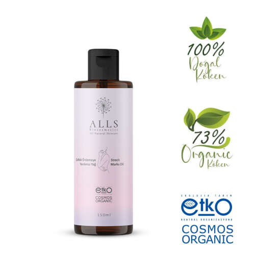 Alls Biocosmetics Organik Çatlak Önlemeye Yardımcı Yağ 150 ml - 4