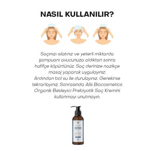 Alls Biocosmetics Organik Dökülme Karşıtı Prebiyotik Şampuan 100 ml - 6