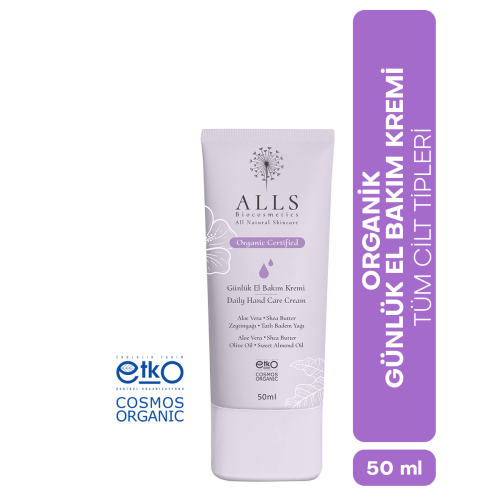 Alls Biocosmetics Organik Günlük El Bakım Kremi 50 ml - 6