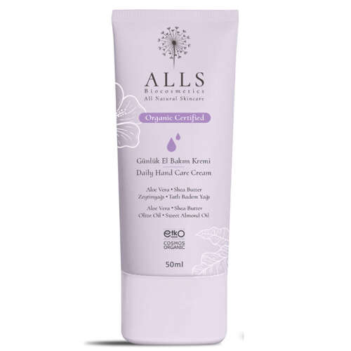 Alls Biocosmetics Organik Günlük El Bakım Kremi 50 ml - Alls Biocosmetics