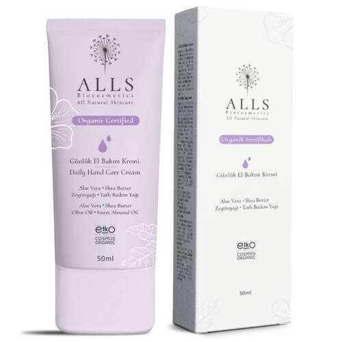 Alls Biocosmetics Organik Günlük El Bakım Kremi 50 ml - Alls Biocosmetics