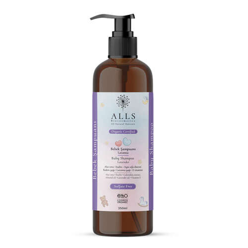 Alls Biocosmetics Organik Lavantalı Bebek Şampuanı 350 ml - Alls Biocosmetics