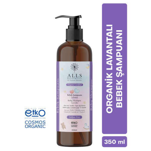 Alls Biocosmetics Organik Lavantalı Bebek Şampuanı 350 ml - 3