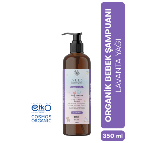 Alls Biocosmetics Organik Lavantalı Bebek Şampuanı 350 ml - 3