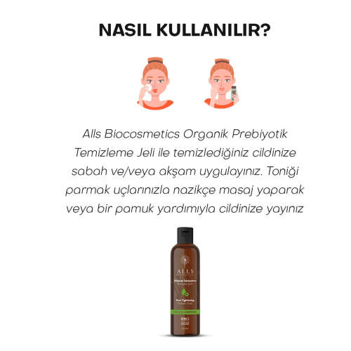 Alls Biocosmetics Organik Prebiyotik Gözenek Sıkılaştırıcı Tonik 200 ml - 5
