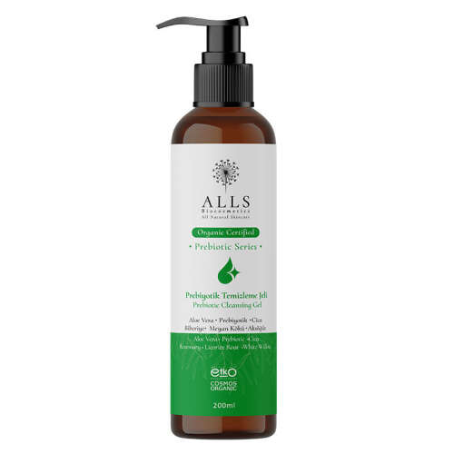 Alls Biocosmetics Organik Prebiyotik Temizleme Jeli 200 ml - Alls Biocosmetics