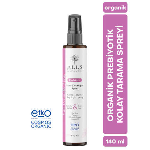 Alls Biocosmetics Organik Prebiyotik Kolay Tarama Saç Açıcı Sprey 140 ml - 9