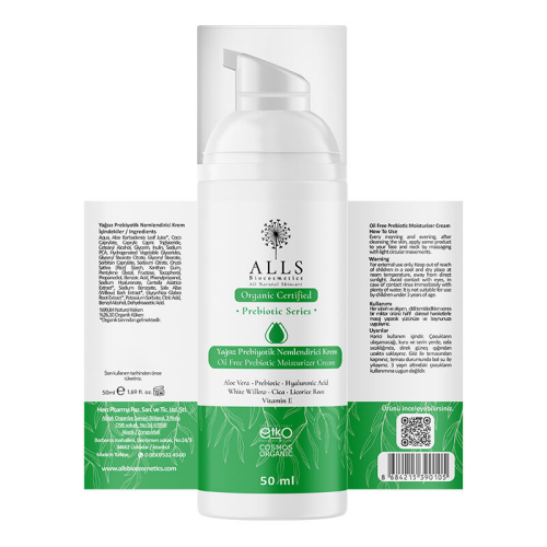 Alls Biocosmetics Organik Prebiyotik Yağsız Nemlendirici Krem 50 ml - 3