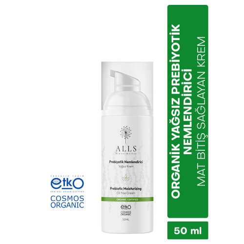 Alls Biocosmetics Organik Yağsız Prebiyotik Nemlendirici 50 ml - Alls Biocosmetics