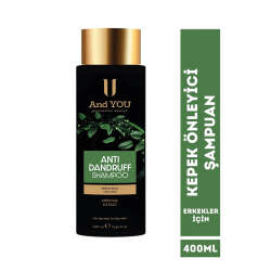 And You Antı-Dandruff Kepek Önleyici Erkekler İçin Şampuan 400 ml - 2