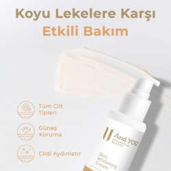 And You Cilt Beyazlatıcı Krem 50 ml - 2