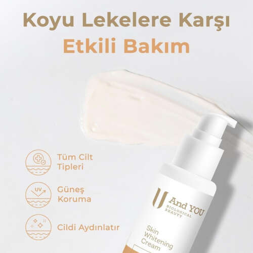 And You Cilt Beyazlatıcı Krem 50 ml - 2