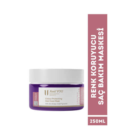 And You Colour Protectıng Haır Care Mask - Renk Koruyucu Saç Bakım Maskesi 250 ml - 2