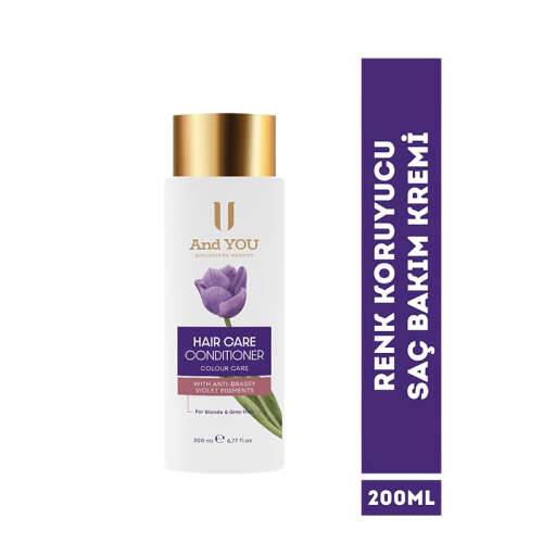 And You Haır Condıtıoner Colour Care - Renk Koruyucu Saç Bakım Kremi 200 ml - 2