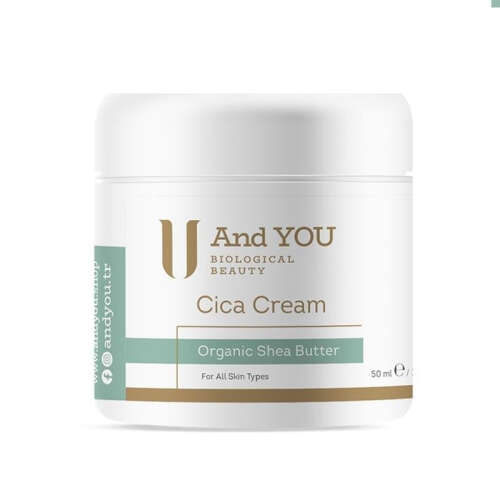 And You Hassas Ciltler İçin Nemlendirici Cica Krem 50 ml - And You