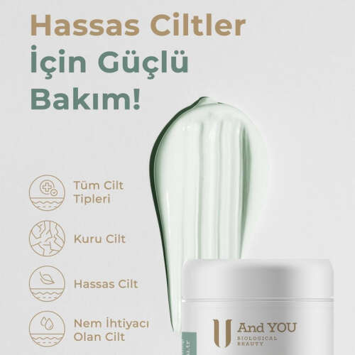 And You Hassas Ciltler İçin Nemlendirici Cica Krem 50 ml - 3