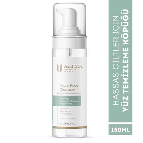 And You Hassas Ciltler İçin Yüz Temizleme Köpüğü 150 ml - 2