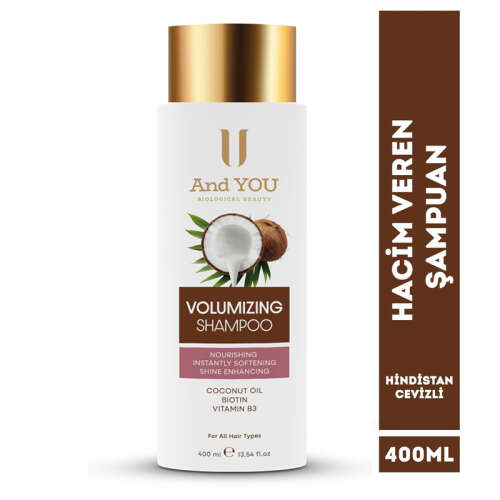 And You Hindistan Cevizi Hacim Veren Şampuan 400 ml - 2